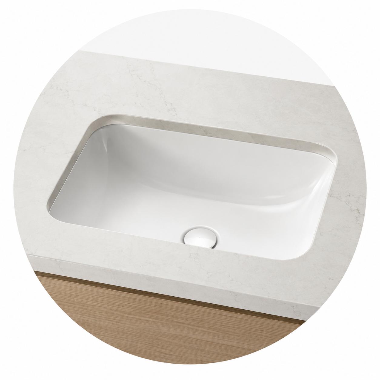 Lavabo âm bàn | Thiết kế liền mạch, gọn gàng – Nhavui